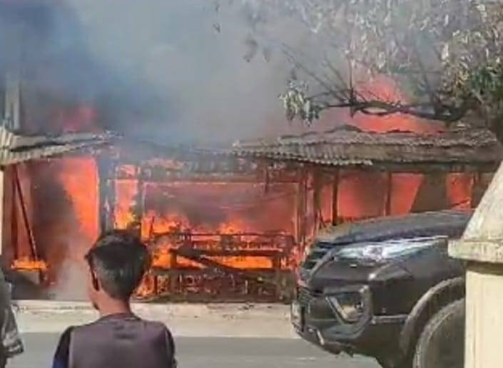 3 Rumah di Seirampah Sergai Hangus Terbakar