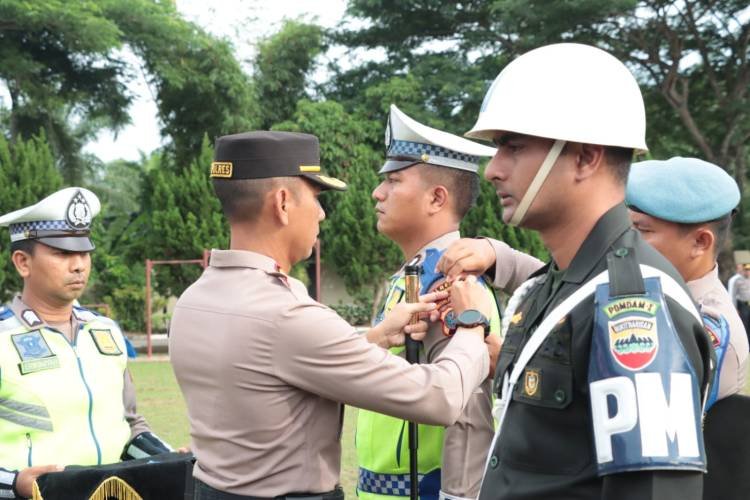 Polres Sergai Apel Pasukan Ops Zebra Toba 2023