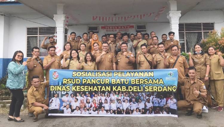 Kadis Kesehatan Deliserdang Sosialisasi Pelayanan RSUD Pancurbatu di Sibolangit