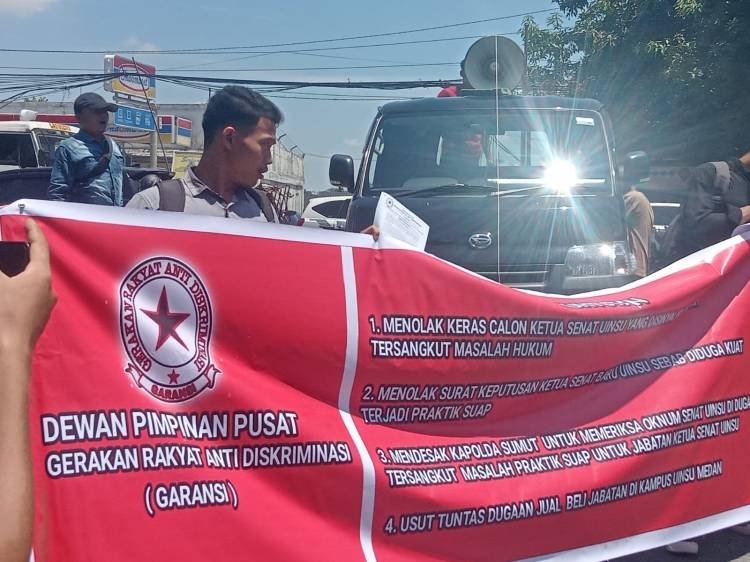 DPP Garansi Demo Mapolda Sumut Soroti Rencana Pemilihan Ketua Senat UINSU