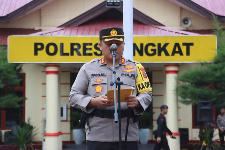 Kapolres Langkat Ingatkan Personel Humanis Laksanakan Ops Zebra Toba