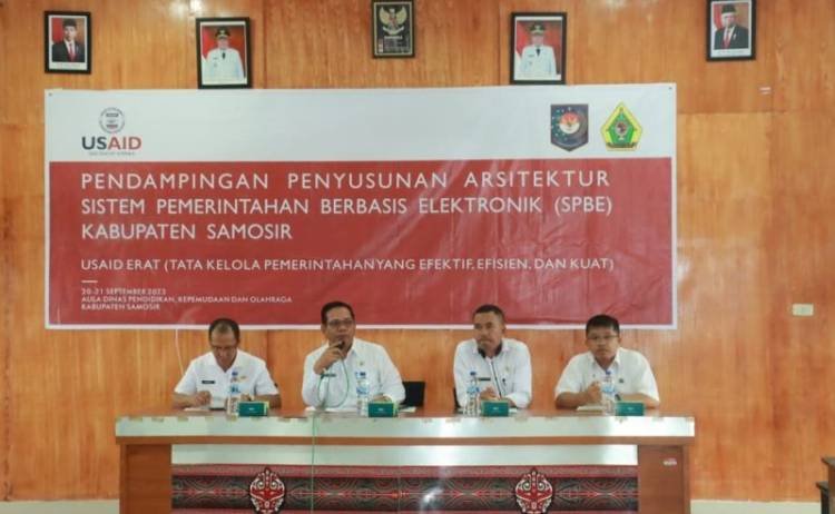 Pemkab Samosir Gelar Pendampingan Penyusunan Arsitektur Berbasis SPBE