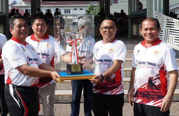 Pj Wali Kota Buka Pekan Olahraga Kelurahan Kota Tebingtinggi  2023
