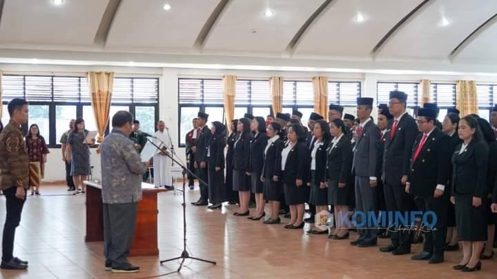 Sekda Lantik 78 Orang Pejabat Pengawas di Lingkungan Pemerintah Kabupaten Karo