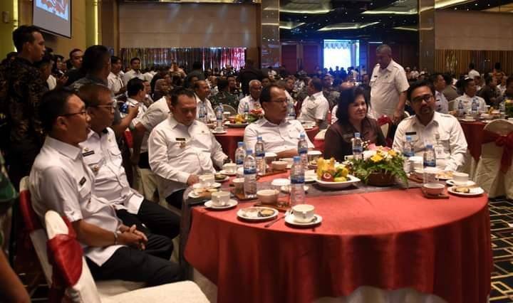 Bupati Humbahas Tandatangani Kesepakatan Pendanaan Bersama Pilkada Serentak 2024