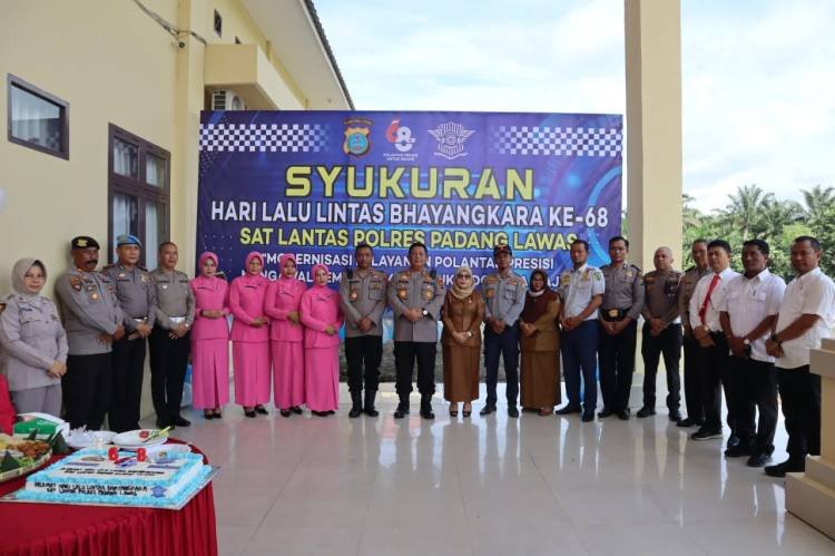 Hut ke-68 Lantas, Polres Palas Gelar Bansos