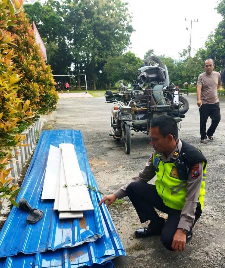 Sepeda Motor dan Betor Bawa Seng Tabrakan di Bangunpurba, Bindes Tewas Mengenaskan