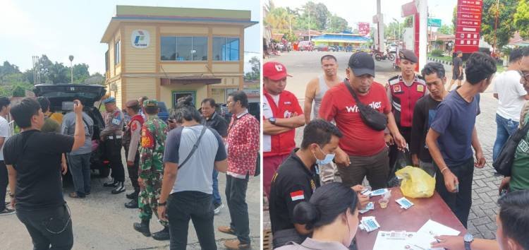 Cegah Masuknya Narkoba, Polres Pematang Siantar Razia Gabungan di Jalan Parapat