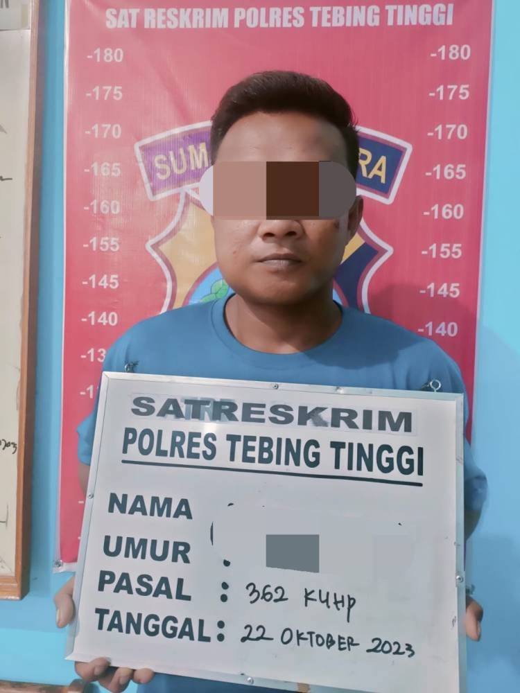 Curi Kabel Listrik, Diamankan Polres Tebingtinggi