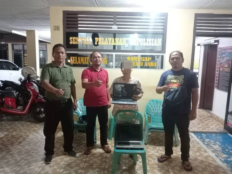 Curi Laptop, Wanita Asal Tanah Jawa Simalungun Ditangkap Polisi