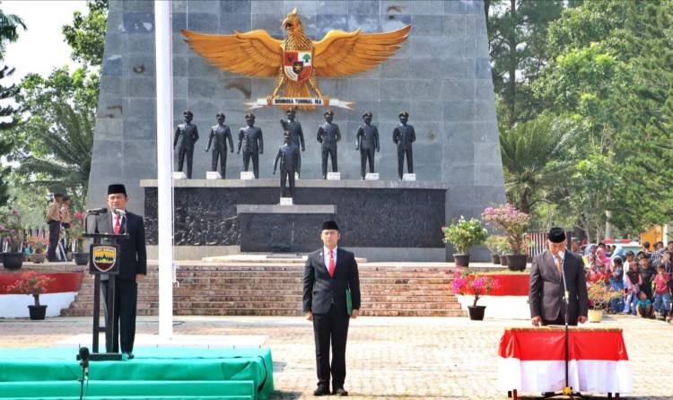 Hassanudin Pimpin Upacara Hari Kesaktian Pancasila di Tugu Letda Sujono Bandar Betsy