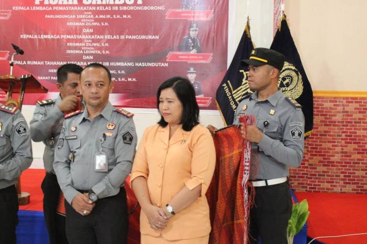 Pisah Sambut Kalapas Siborongborong Dihadiri Kakanwil Kemenkumham Sumut