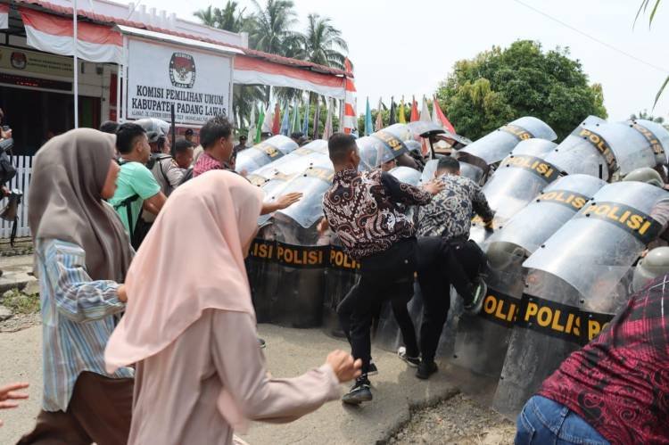 Sambut Pemilu 2024 Dalmas Polres Palas Gelar Sispamkota