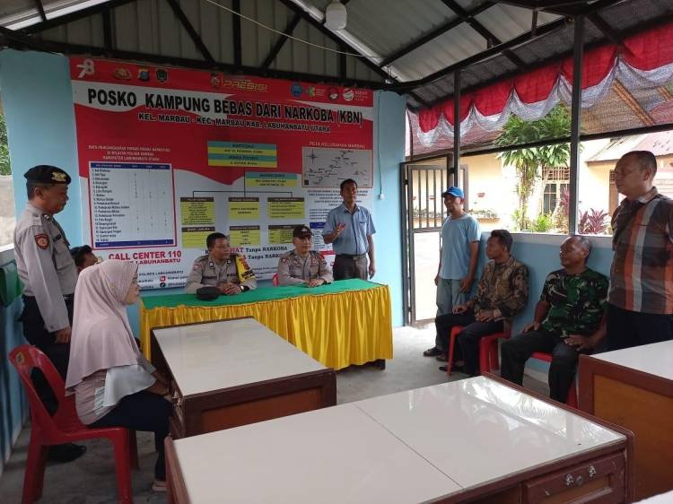 Polsek Merbau Patroli Dialogis dan Himbau Warga Jauhi Narkoba