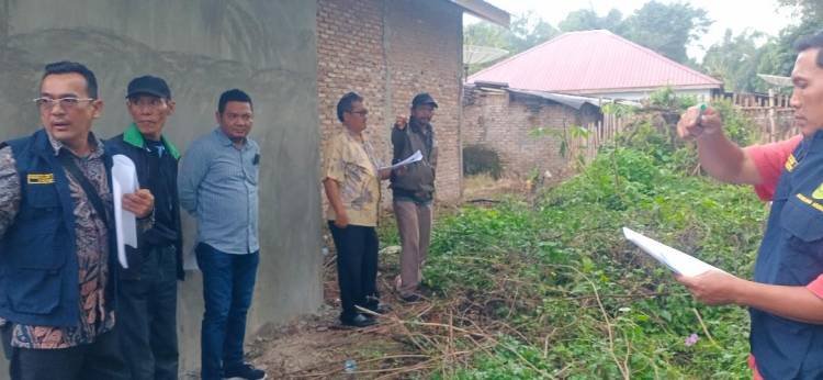 PN Tarutung Lakukan Konstatering Perkara Sengketa Tanah di Partali Toruan