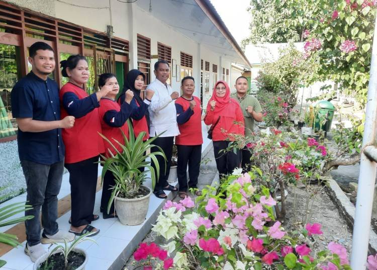 Lingkungan Sekolah Asri, Bupati Sergai Apresiasi Kepala Sekolah dan Guru SD 105417 Tanah Raja