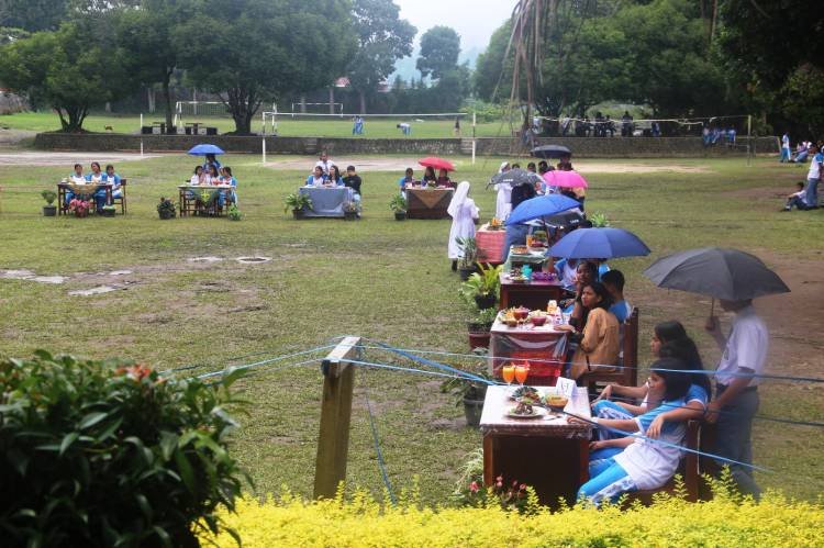 Peringati Hari Pangan Sedunia, SMA St Petrus Sidikalang Adakan Lomba Kreatif Makanan