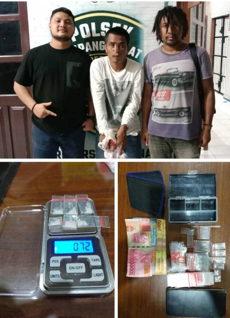 Polsek Simpang Empat Ringkus Seorang Kurir Narkotika