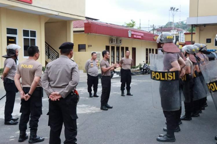 Samapta Polres Sibolga Gelar Pelatihan Dalmas