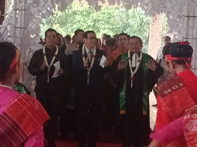 Menteri Hukum dan HAM Prof Yasonna H Laoly Buka SAK XXIII GKPI Tahun 2023