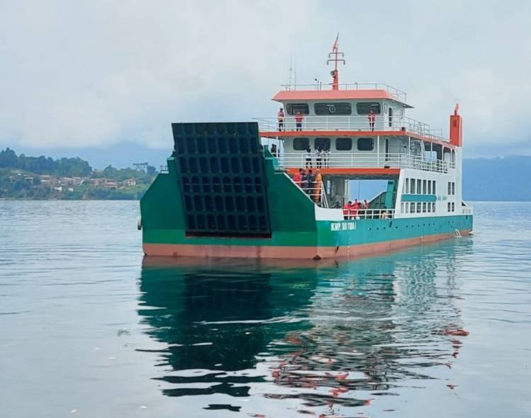 KMP Tao Toba I ‘Sea Trial’ di Perairan Danau Toba