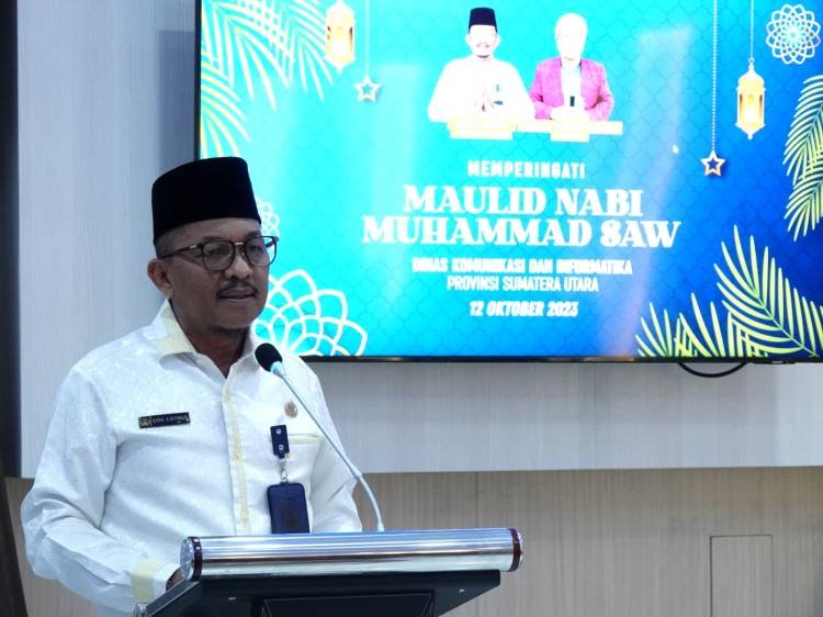 Diskominfo Sumut Gelar Peringatan Maulid Nabi Muhammad SAW