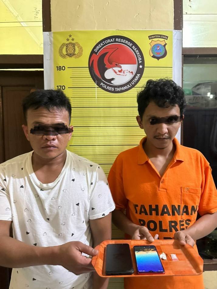 Tim Opsnal Satres Narkoba Polres Taput Tangkap Pengedar dan Pengguna Narkoba