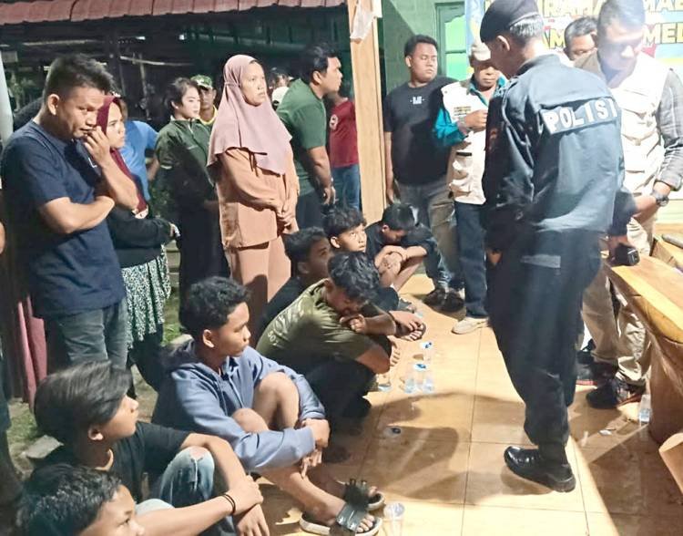 Diduga Akan Tawuran, 8 Pria Remaja Diamankan Polisi