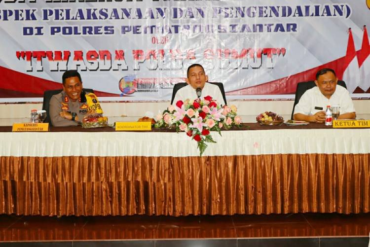 Tim Itwasda Polda Sumut Audit Polres Pematang Siantar