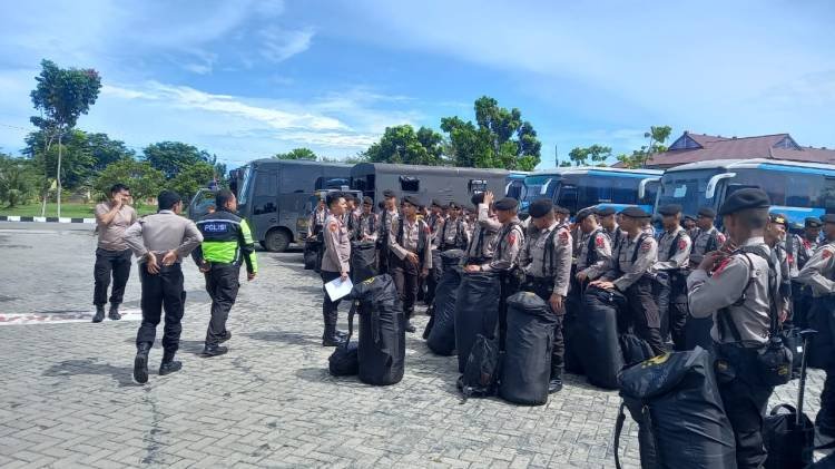 Kabag SDM Polrestabes Medan Jemput 145 Siswa Ditukba Polri