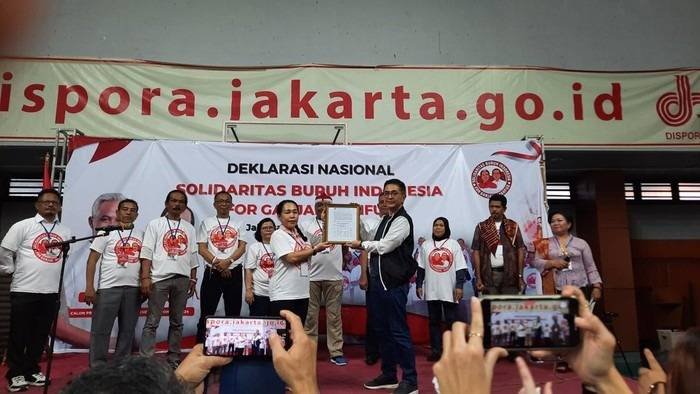Solidaritas Buruh Deklarasi Dukung Ganjar, Harap UU Ciptaker Diperbaiki