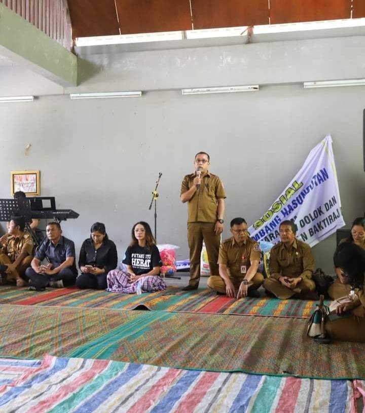 ASN Pemkab Humbahas Gelar Aksi Sosial Bagi Warga Terdampak Banjir Bandang Baktiraja