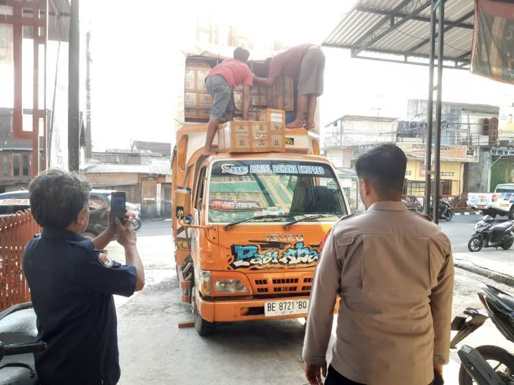 526 Botol Tinta Pemilu Tiba di Gudang KPU Sibolga
