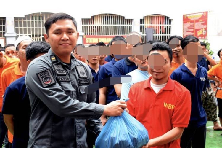 Rutan Labuhan Deli Bagikan Perlengkapan Mandi dan Cuci ke WBP