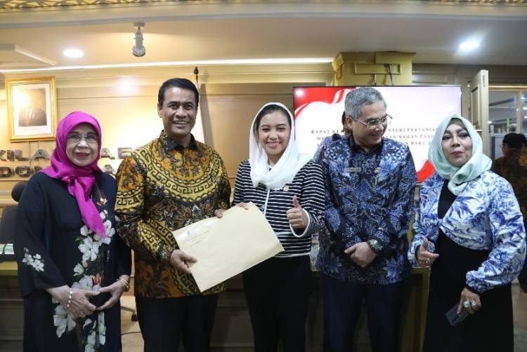 Mentan Ajak DPD RI Kawal Produksi Pertanian hingga Swasembada