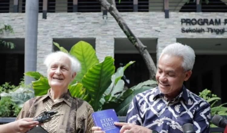 Ganjar Bertemu Romo Magnis Bahas Moral Bangsa-Suara Rakyat Kecil