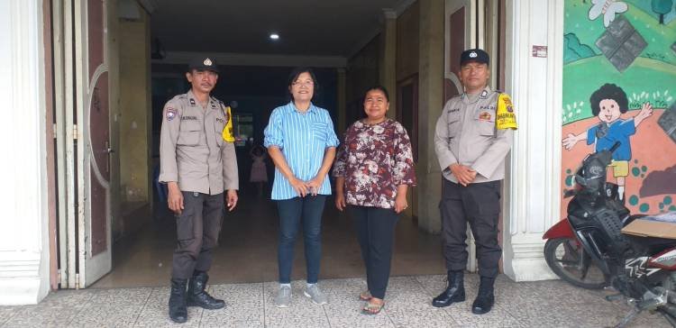 Polsek Siantar Selatan Minggu Kasih Curhat Kamtibmas di Gereja