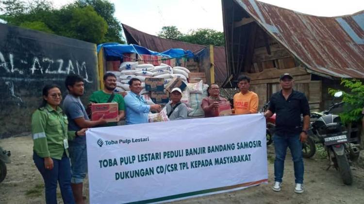 Warga Cerita Hebatnya Air Banjir Bandang Samosir, Peroleh Bantuan PT TPL