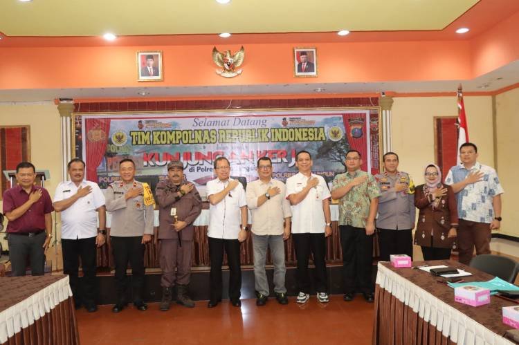 Awasi Pengamanan Pemilu, Kompolnas RI Kunker di Polres Pematang Siantar