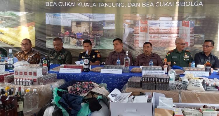 Bea Cukai Sumut Musnahkan Barang Ditindak Senilai Rp 2 Miliar Lebih