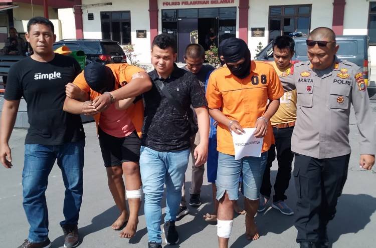 2 Pencuri Sepeda Motor di Belawan Ditembak Polisi
