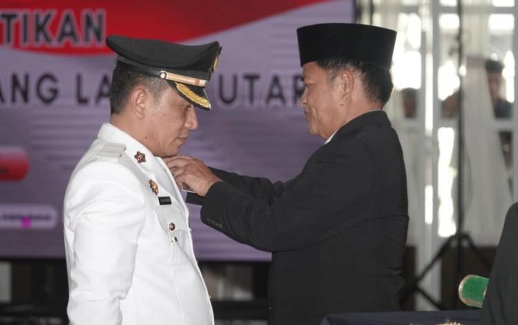 Pj Gubernur Hassanudin Lantik Sekda Paluta Sebagai Pj Bupati Paluta