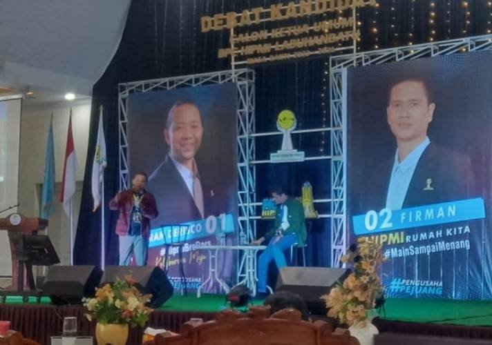 Hipmi Labuhanbatu Gelar Debat Kandidat 2 Caketum Jelang Muscab V