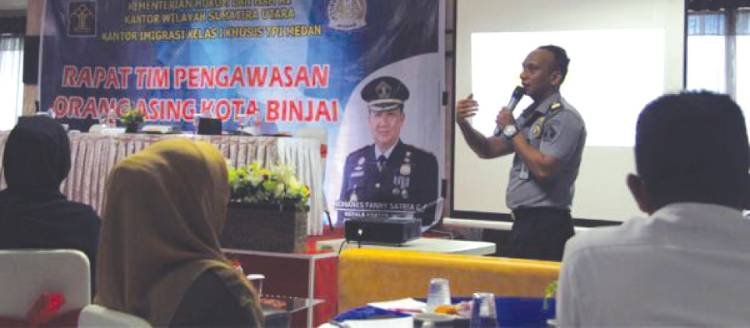 Perkuat Pengawasan WNA, Imigrasi Medan Gelar Rapat Timpora di Binjai