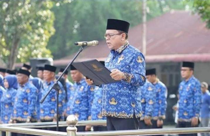 Pemkab Labuhanbatu Peringati Hari Bela Negara, Bupati Sampaikan Amanat Presiden