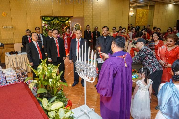 Natal Kantor Pusat GMI Wilayah I, Yayasan Pendidikan dan Pengurus Wilayah Meriah