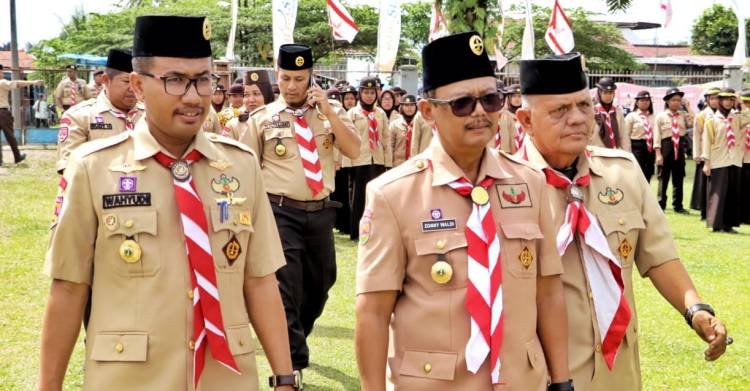 Perkemahan Pramuka di Simalungun Dibuka