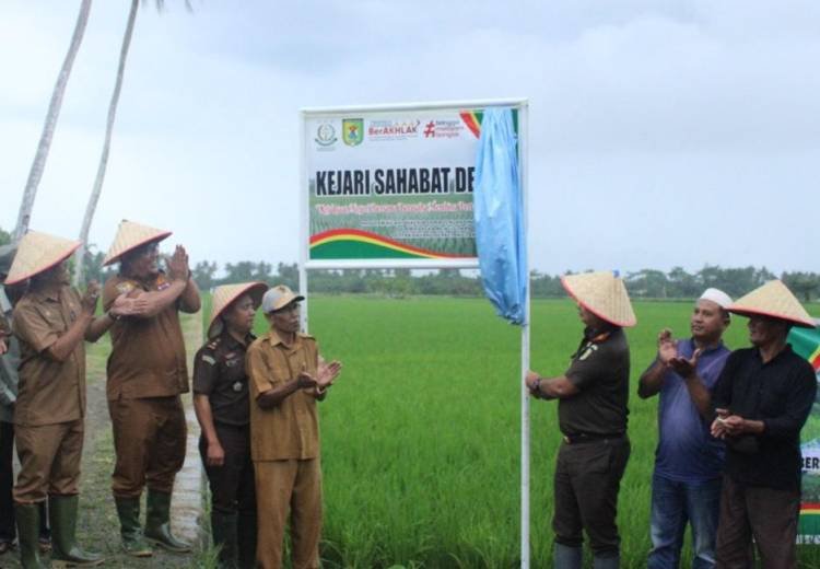 Kajari Sergai Canangkan Kelompok Tani Desa Binaan