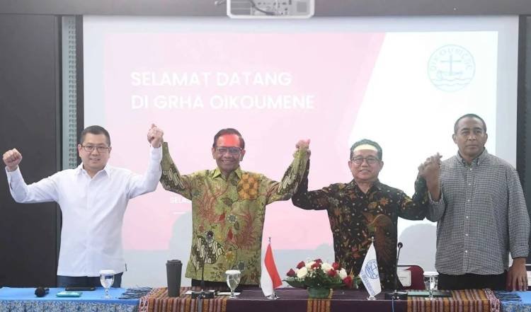 Menko Polhukam Bertemu Ketum PGI, Pastikan Kesiapan Pengamanan Natal 2023