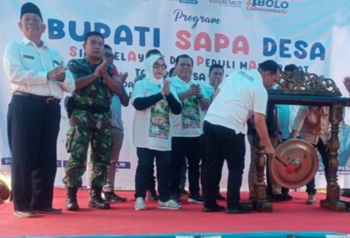 Erik Adtrada Launching Asuransi JKK dan JKM 1 Desa 100 Pekerja Rentan